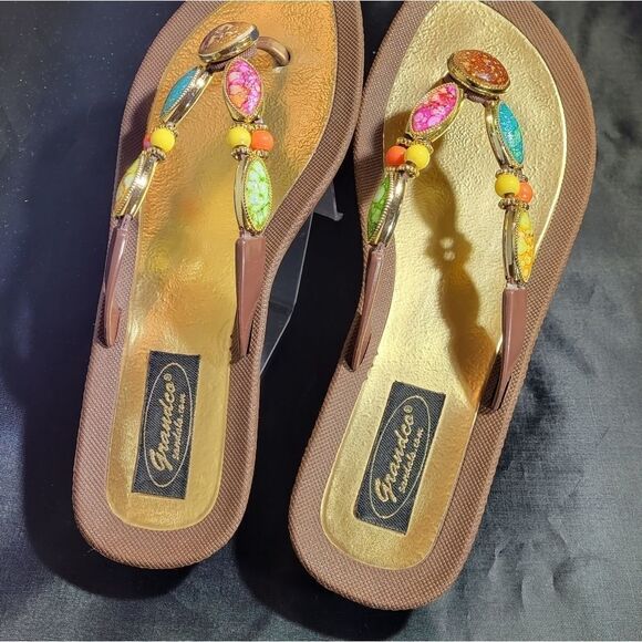 GRANDCO SANDAL WITH BEADS - Picture 11 of 13